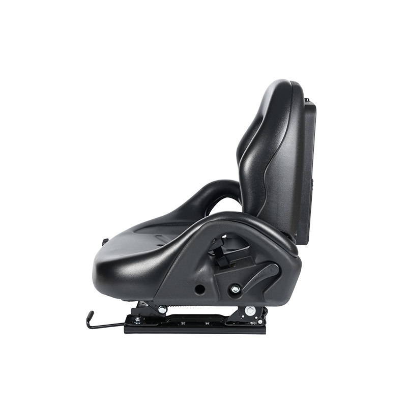 Sedile con sospensione certificato BF5-3 EN13490 IT1+IT2 con cintura di sicurezza e interruttore OPS | Design ad ampio operatore compatibile con i carrelli elevatori Hangcha, Nissan, TCM e Mitsubishi