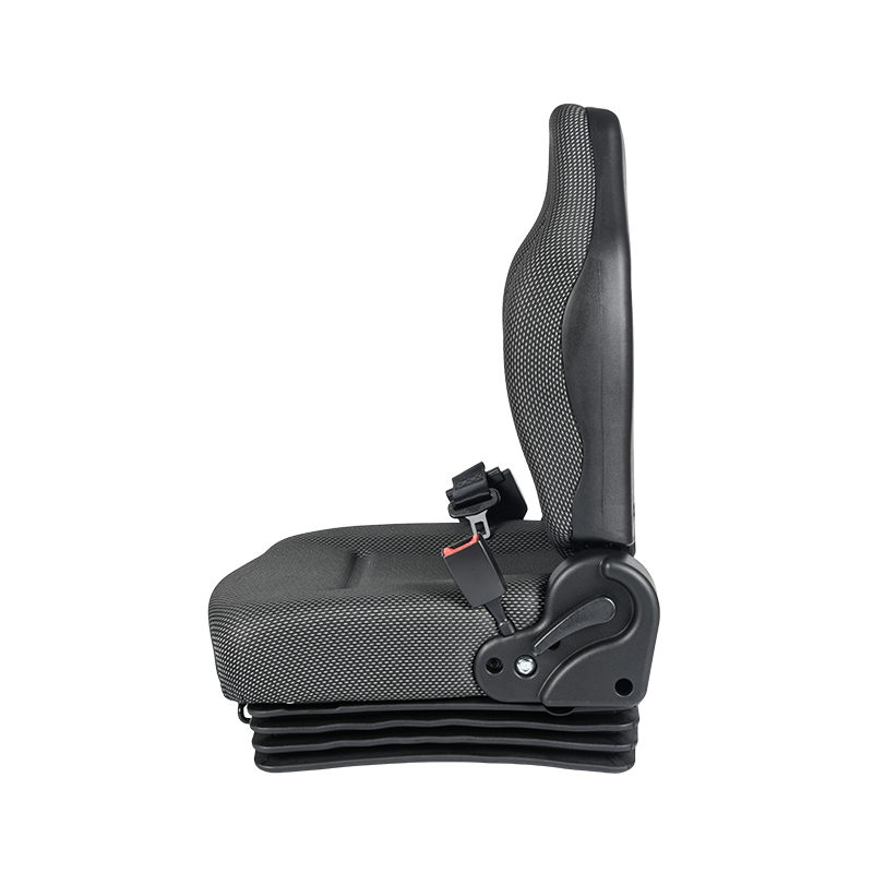 Sedile per carrello retrattile certificato BF6-3 EN13490 IT1 con cintura di sicurezza retrattile, assorbimento degli urti e interruttore OPS per carrelli elevatori con batteria al litio Compatibile con Hyster, Jungheinrich