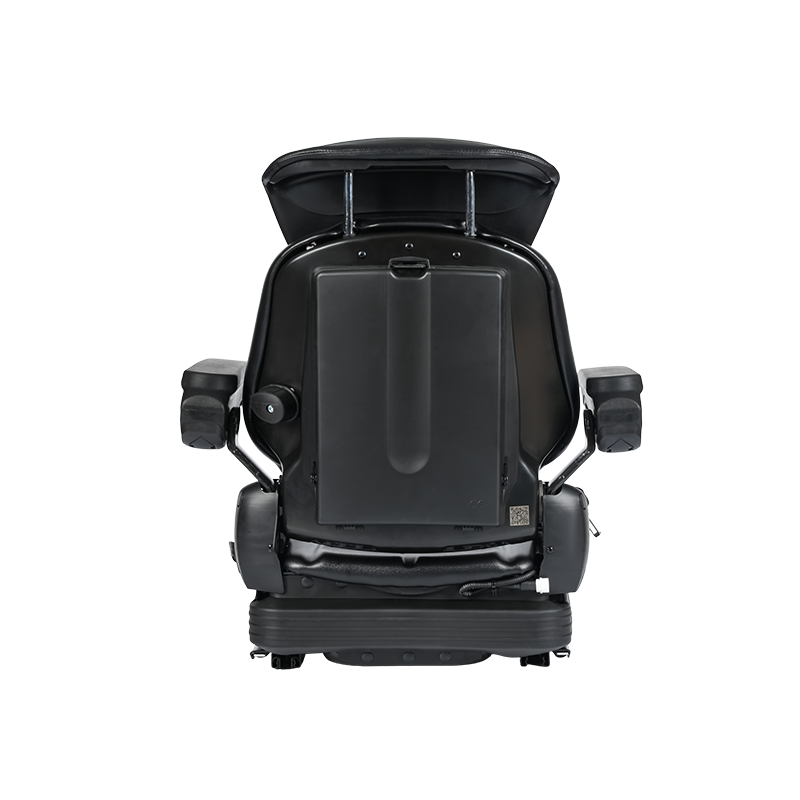 BF16MCD EN13490 IT1+IT2 e ISO7096 Sedile con sospensione meccanica a basso profilo e doppia certificazione Cintura di sicurezza integrata e interruttore OPS