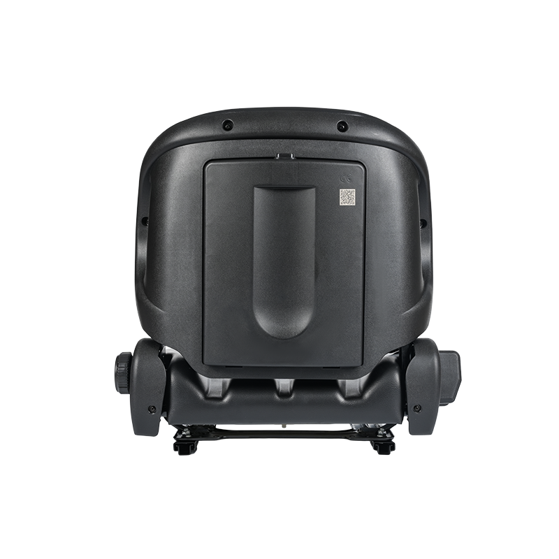 Sedile operatore impilatore elettrico Universa BF2-2 - Tessuto elasticizzato a 4 vie rivestito nero impermeabile in PVC con interruttore sensore OPS e schienale regolabile compatibile con Hangcha, Toyota