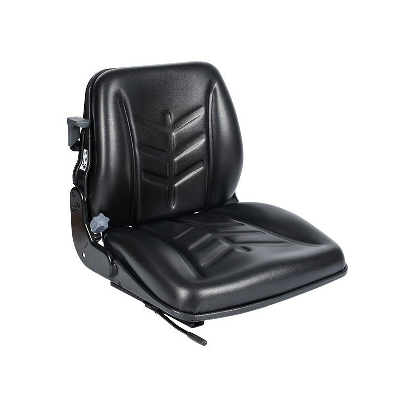 Sedile semisospeso affidabile BF8-4 per trattori aeroportuali con sospensione meccanica e schienale inclinato a 15°